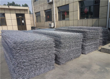 Sıcak Daldırma Galvanizli Gabion Sepetleri, Yüksek Mukavemetli Taşkın Koruma Dolgu