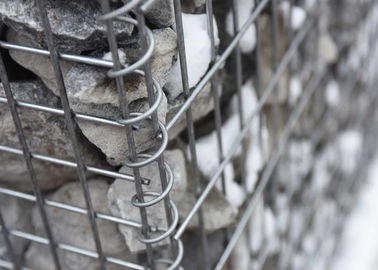 Sıcak Daldırma Galvanizli İstinat Duvarı Gabion Kafesleri Korozyon Direnci