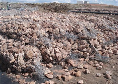 Geçici Taşkın Koruma Gabion Kaya Duvar Kafesleri 380 MPa Çekme Dayanımı