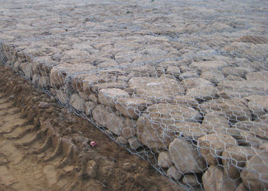 Ağır Galvanizli  Gabion Yatak / Galfan Kaplamalı Kaynaklı Hasır Gabyonlar
