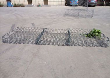 Altıgen Gabion Hasır, Erozyon Koruması için 60 * 80 Mm Gabion Yatak
