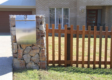 Pratik Kaynaklı Hasır Gabions Sepetleri, Gabion Yatak Düşük Karbonlu Demir Tel