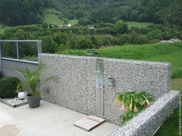 Mimari İstinat Duvarı Gabion Sepetleri, Hafif Çelik Gabion Kaya Kafesleri