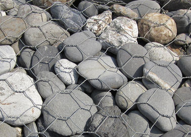Erozyon Koruması ve Toprağın İstenmesi İçin Galvanizli Gabion Taş Kafesi