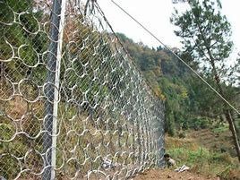Sıcak Daldırma Galvanizli Metal Halka Hasır Düz Dokuma Şev Stabilizasyon Sistemi