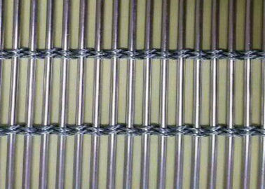 Mimari İçin Dokuma Dekoratif Hasır Çit Panelleri 0.2mm-4mm Tel Çapı