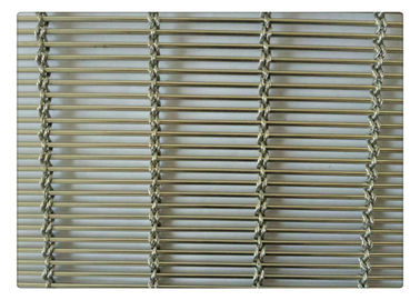 Mimari İçin Dokuma Dekoratif Hasır Çit Panelleri 0.2mm-4mm Tel Çapı
