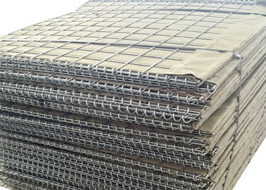 Uzun ömürlü kaynaklı askeri savunma bariyerleri / Gabion Mesh Kutusu Sel kontrolü için