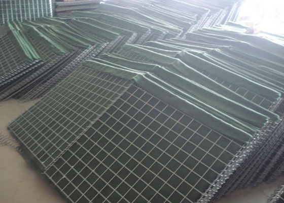 ISO Askeri Savunma Bastion Barrier / 3-6mm Kablo Diametresi için Kaynaklı Gabion Kutusu