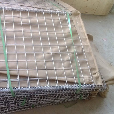 ISO Askeri Savunma Bastion Barrier / 3-6mm Kablo Diametresi için Kaynaklı Gabion Kutusu