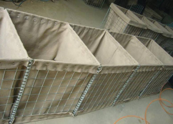 3mm Askeri Savunma Engelleri / Kum Engelli Gabion Mesh Kutusu