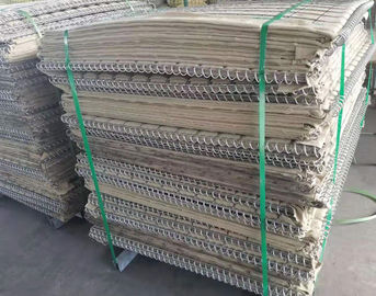 Galvanizli kaynaklı ağ koruyucu bariyerler / askeri koruyucu kaleler