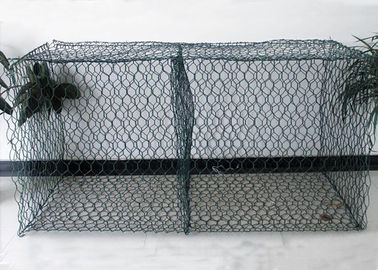 Nehir Bankası için 8 * 10 PVC Kaplı Malzeme Takviye Gabion Sepeti