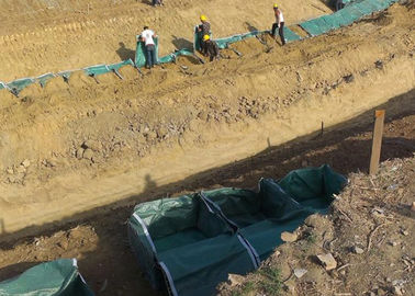 PP Geoteknik Çanta Askeri Bunker Galfan Metal Gabion Sepetleri