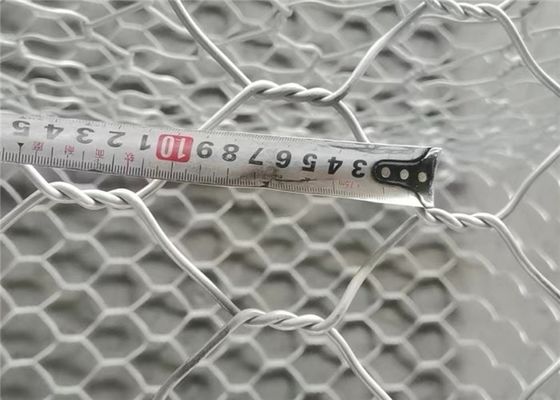 Pvc Kaplı Metal Gabion Sepetler Ağır Galvanizli Dolgu Koruması