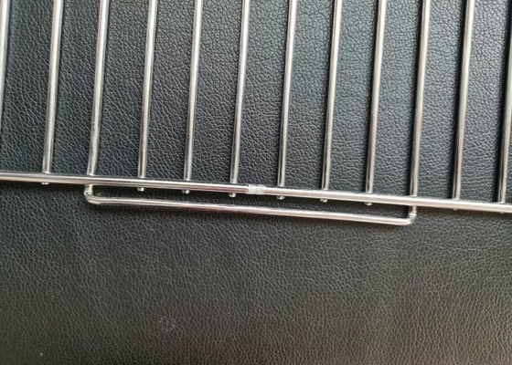 Antirust Hafif Barbekü Izgara Mesh 304 Paslanmaz Çelik Yeniden Kullanılabilir Kolay Montaj