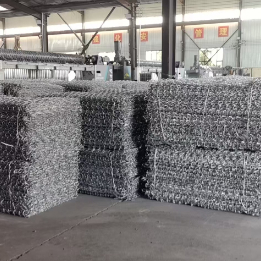 Eğim stabilizasyonu için galvanizli PVC kaplı altıgen gabion tel örgü