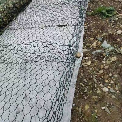 Galvanizli Gabion Kutusu Metal Tel Ağı Sepeti, Erozyona Kontrol için Altıgen Ağı