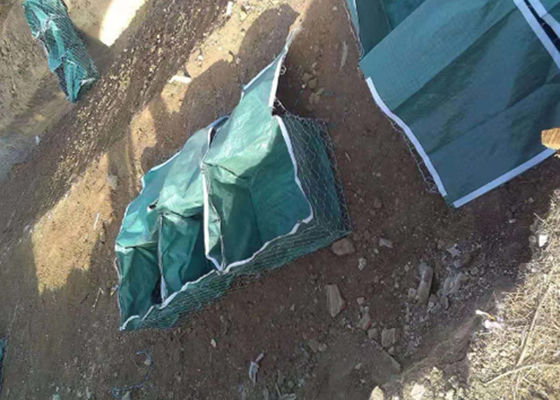 PP Geobags Karayolu Yeşillendirme Mühendisliği Galvanizli Metal Gabion Sepetleri